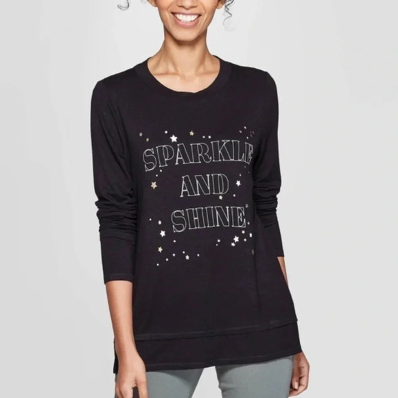 Knox Rose Sparkle and Shine Crewneck T-Shirt - Picture 1 of 12